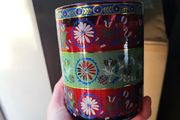 Dark Out Large decorative soya candle NEW folk flowers