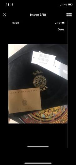 Versace Rosenthal Christmas Glory 2004
