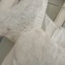 White Coquette Mini Dress with 3D Roses & Bows Image 3