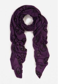 Lovely Long Violet Scarf - lovely gift