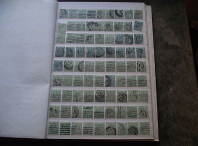 A huge collection of Edward VII stamps in the stock book