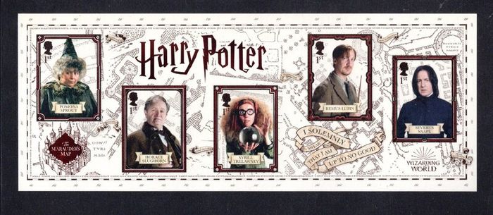2018 Great Britain Harry Potter 2018 self-adhesive Miniature Sheet Commemorative Stamps Mint Never Hinged (MNH)