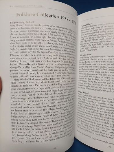 Ballynacarrigy, Westmeath local history