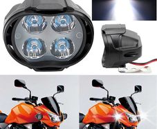 12V 4 LED Spot Light Head Light Lamp Motor Bike Car Motorcycle Truck Light