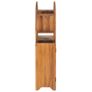 Cabinet with Yin Yang Shelf 70x30x130 cm Solid Teak Wood Image 5