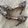 L.K.Bennett Flossie Nappa Leather Print Heels - Size 40 Image 3