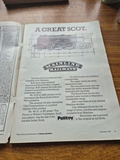 Rare Find: Vintage Railway Modellier December 1981.