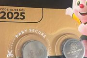 Duracell cr 2025 2 pack button cell batteries