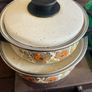 Vintage enamel saucepans 70's Image 4
