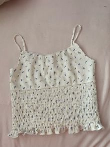 flower crop top  size 11/12