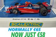 Scalextric F1 Brabham BT46 #1 N Lauda - Slot Car ( C4510 classic Formula one Legend )