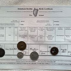 James Joyce - Irish Writer - Birth Certificate