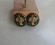 Vintage clip on earrings