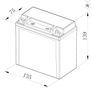 Bosch FA103 AGM 12V - 9Ah Motorcycle Battery Image 2