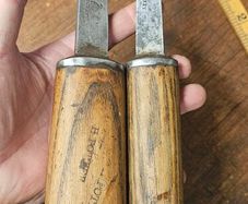 I.Sorby 'pig sticker' mortice chisels