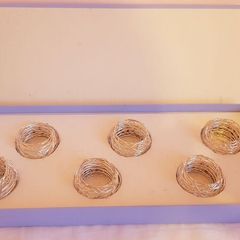 NewbridgeSilverware six napkin holders