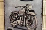 Triumph Tin Metal Sign
