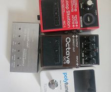 Guitar Pedals (Boss RC1 Loop, Boss OC-5 Octave, TC Polytune 3)