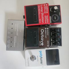 Guitar Pedals (Boss RC1 Loop, Boss OC-5 Octave, TC Polytune 3)