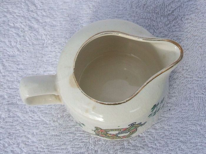 TARA BROOCH pattern (Carrigaline Pottery, Cork) - a vintage creamer jug (c.1970s)