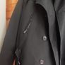 Jack & Jones Premium Collection Max Black Double Breasted Jacket Coat Size L Image 3