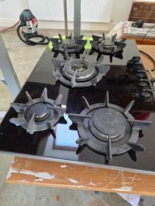 Miele Gas Hob for Outdoor Dining Area