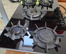Miele Gas Hob for Outdoor Dining Area
