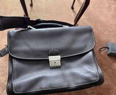 brief case, leather