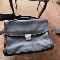 brief case, leather