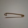 Gold safety pin Image 3