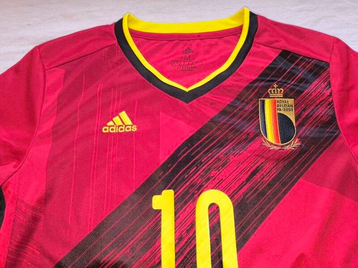 2020/21 Belgium Adidas Home Jersey E.Hazard #10 Size Age 12/14 Years (X's)