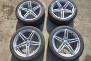 Genuine Audi 19" Alloy Wheels &amp; Pirelli P Zero Tyres (255/50/R19)
