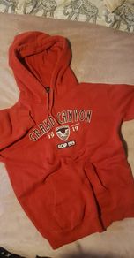 Genuine rust orange Grand Canyon hoodie bought in grand canyon size medium vintage