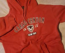 Genuine rust orange Grand Canyon hoodie bought in grand canyon size medium vintage