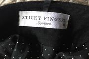 Sticky Fingers black wool 3/4 length trousers