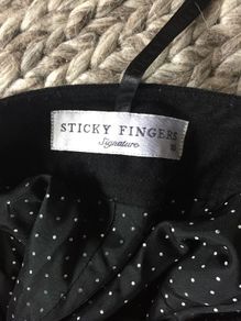 Sticky Fingers black wool 3/4 length trousers