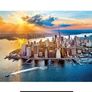 Clementoni Multi-puzzzle jigsaw. 500 piece New York (49X36cm), 1000 piece Dubai (69X50cm) & 1000 piece Paris (69X50cm). New and sealed. Image 5