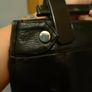 black leather river island skirt Image 5