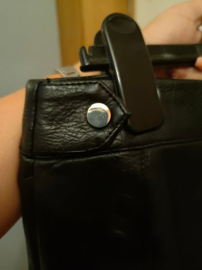 black leather river island skirt