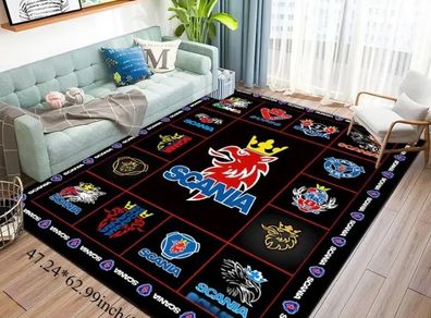Scania lorry themed rug free postage