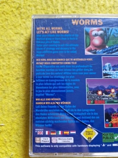 Worns  PlayStation1 Ps1 PlayStation2 Ps2 games Original