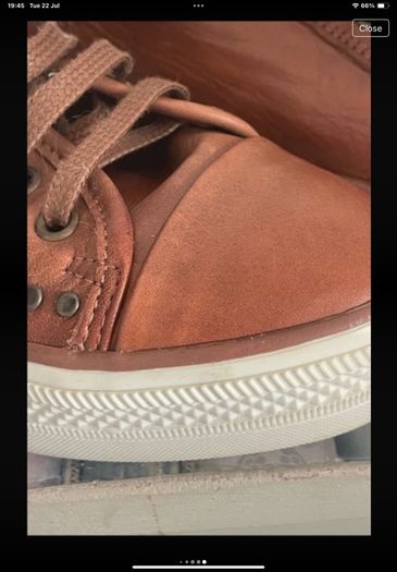 trainers  Carl scarpa tan leather trainers size 40