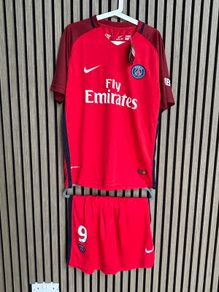 Replica Away Kit PSG 2016 2017 XL Cavani 9 Shirts Maillot Shorts