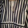 navy and white striped playsuit from misguided Image 4