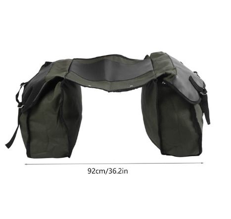 Large Capacity Wear-resistant Saddle Bag, Bike Panniers, For Road Bike Cycling -Distance Travel Grocery Shopping Mountain