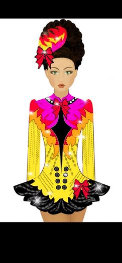 Irish Dancing Costume