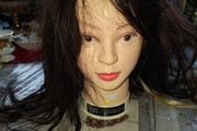 Beauty Works Professional Brand Mannequin Head, for displaying Luxury Hair Extensions. The product is marketed for both luxury hair extensions and professional styling tools, Stage or Movie Props It is designed for styling practice, often featuring 100% h