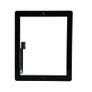 For iPad 3 / iPad 4 Digitizer Touch Screen Glass Home Button Black With Adhesive - FHT10IPDLCD Image 2