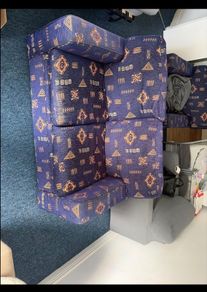 free - two-seater sofa and two armchairs.