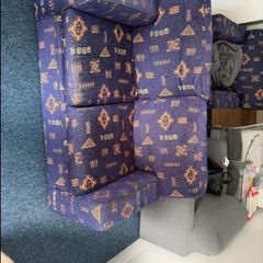 free - two-seater sofa and two armchairs.